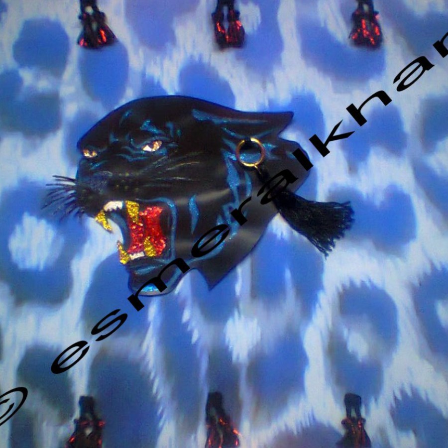leopard print background blue blue is creation by the designer